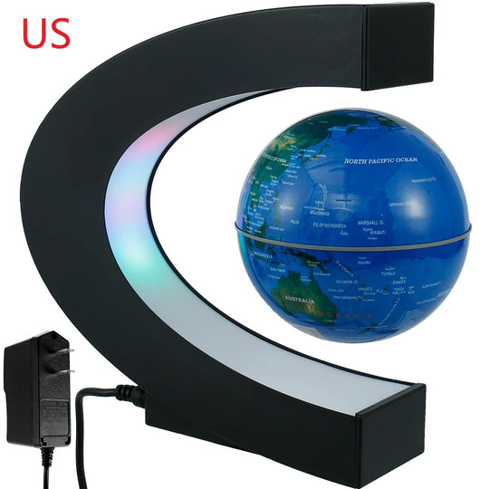 World Globe Magnetic Levitation LED Rotating Floating Earth - Swane Shop