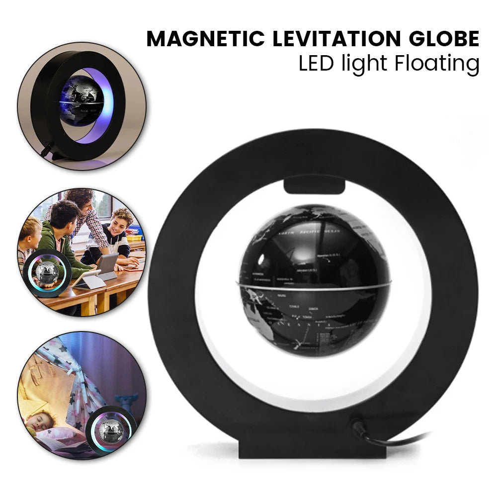 World Globe Magnetic Levitation LED Rotating Floating Earth - Swane Shop