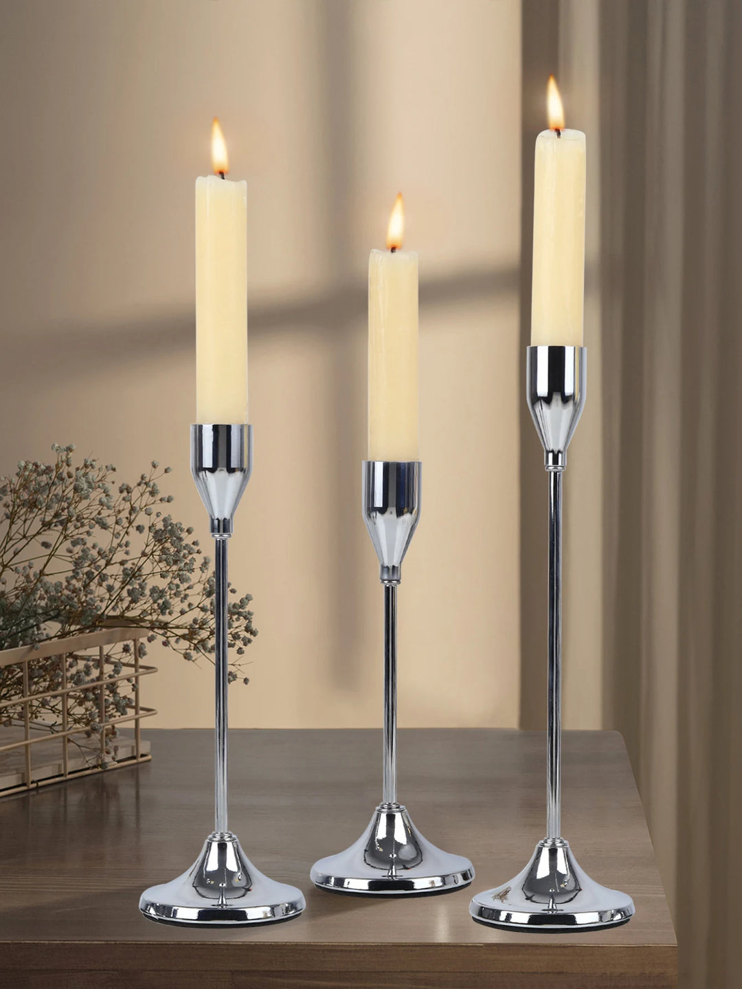 European Style Candle Holders 3 Piece Set - Swane Shop