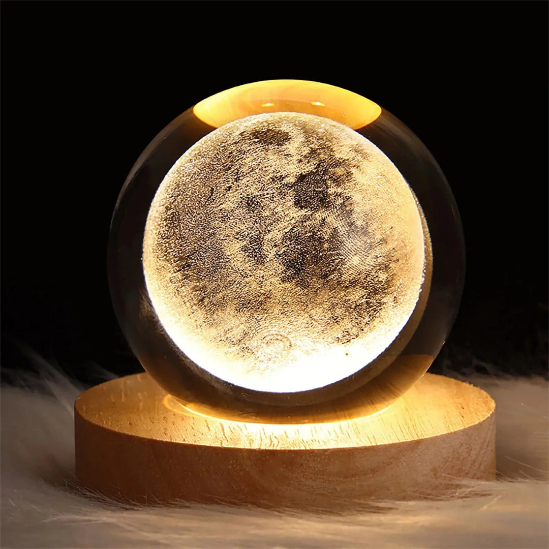 3D Galaxy and Planetary Projection Crystal Ball - Swane Shop