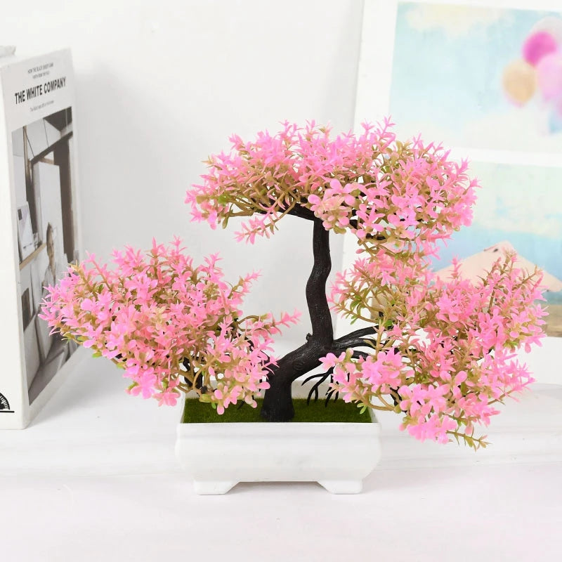 Bonsai Tree Artificial Potted Plant Realistic Decor - Swane Shop