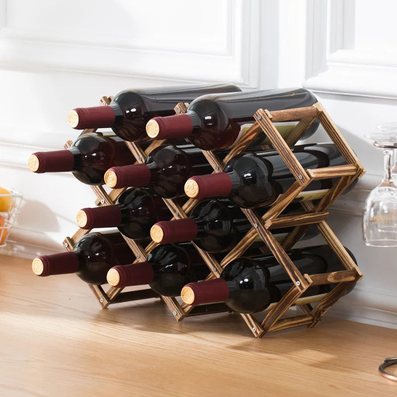 Wine Bottle Display Rack Stand Organizer - Swane Shop