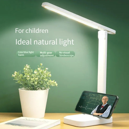 LED Touch Switch Dimmable Folding Desk Lamp USB Plug-in - Swane Shop